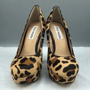 Authentic Steve Madden Animal Print Heels